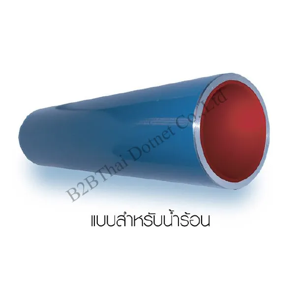 ท่อ Syler 8 นิ้ว สีแดง