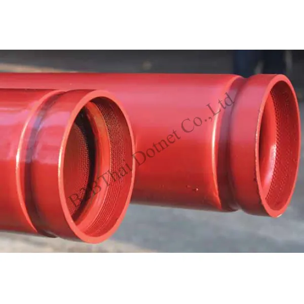 ท่อดับเพลิง ปลาย Grooved 1-1/4 นิ้ว Firex สีแดง